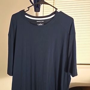 Kenneth Cole - Navy - 2X - 95%Cotton - 5% spandex - Feels and fits great